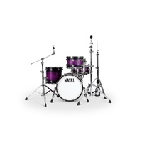 NATAL Cafe Racer Purple Satin Fade 2014B 1208T 1412FT  ( Hardware and Snare Extra ) 