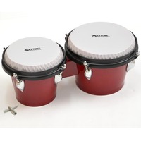 BONGO with Plastic Heads  7"+8"-RED