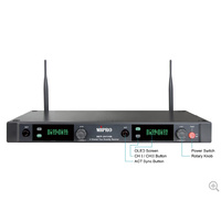 MIPRO Four Channel 2.4GHz Digital Diversity Receiver. 1 RU metal rack mountable receiver. Frequency