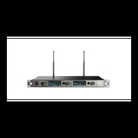 MIPRO Dual Channel Wideband Digital Diversity Receiver with Encryption and Dante. 1 RU metal rack mo