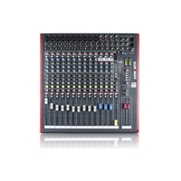 Allen & Heath ZED16FX 10 mono/3 stereo ins, 4 aux, 3-band mid-sweep EQ, LR, USB IO, FX, optional rack mount
