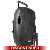 Vonyx AP1200-PA 12″ Portable Speaker with Dual Wireless Microphones 600W