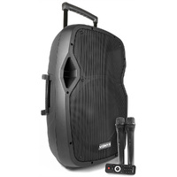 VONYX PORTABLE PA AP1500-PA with 2 WIRELESS HH Microphones