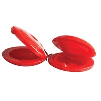 PAIR ANGEL RED CASTANETS