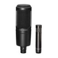 Audio Technica Recording mic set: AT2020 large diaphragm + AT2021 small diaphragm condenser