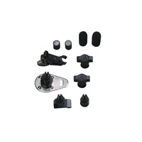Audio Technica Kit for AT899: Inc clothing clips, holders, element covers and windscreens (Black)