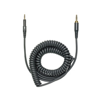 AUDIO TECHNICA: ATH-MxCORD-3M-C (387301610) Curl Cord 3m BK for M40x/M50x/M70x