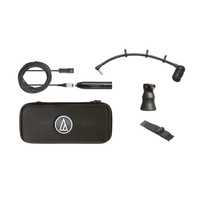 AUDIO TECHNICA  Clip-on condenser. (Inc: AT8543 PS, AT8490L gooseneck, AT8468 velcro, AT8491P piano mounts)