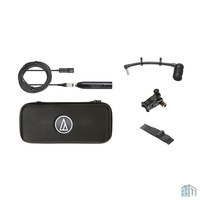 AUDIO TECHNICA  Clip-on condenser. (Inc: AT8543 PS, AT8490 gooseneck, AT8468 velcro, AT8491U universal mounts)