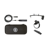 AUDIO TECHNICA  Clip-on condenser. (Inc: AT8543 PS, AT8490 gooseneck, AT8468 velcro, AT8491W woodwind mounts)