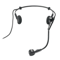 AUDIO TECHNICA  Mini headworn front-of-mouth cardioid electret (Inc: AT8530 PS, 8139L+S screens, 8439 clip)