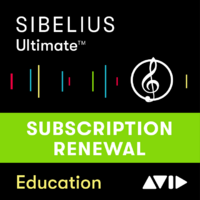 Sibelius | Ultimate 1-Year Subscription RENEWAL -- Education Pricing