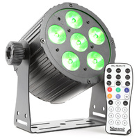 BAC406
6 x 18W RGBAW-UV LED Par Can with IR Remote Control