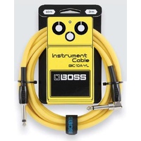 BIC-10A-YL Instrument Cable 10ft/3m AS Yellow