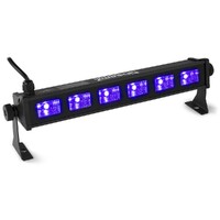 Beamz BUV63 LED Bar 6x3W UV