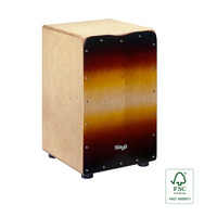 Stagg Cajon Medium Sunburst wi
