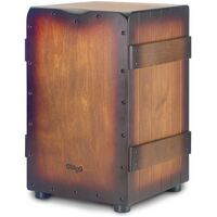 Stagg Cajon Sunburst Brown Cra