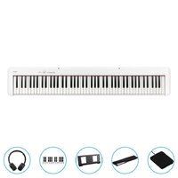 Casio Cdp-S110We 88 Key Weighted Action Digital Piano (White) W/ Bonus Accessories