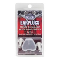Crossfire Deluxe Earplugs - Medium (White)