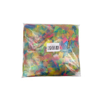 CFMC01RECO - Confetti 2cm*5cm Eco friendly water soluble Multicolour rectangles in 100g sleeve