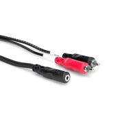 Stereo Breakout, 3.5 mm TRSF to Dual RCA, 10 ft