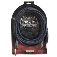 Crossfire Guitar / Instrument Cable with Molded Plugs (20 ft)