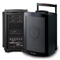 Chiayo CHALLENGER 1000 Series Portable PA System 150 watt 10" Speaker & 2x UHF Receiver Modules