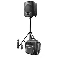 Chiayo FOCUS PRO Marriage Celebrant Portable Wireless PA System Complete Kit - 1x Handheld Mic, 1x Headset Mic, 2x Receivers & Speaker Stand