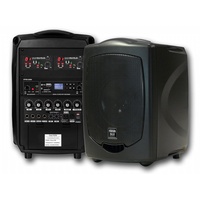 Chiayo Focus 505, 50 watt (30 watt RMS) portable PA with built-in Bluetooth/SD/USB Player Recorder & 1 x Wireless Receiver
