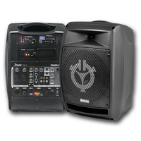 Chiayo STAGE PRO Portable Wireless Mixer PA System 200-watt 8" 2-way Speaker w/ Built-in Bluetooth/USB Player Recorder