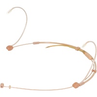 Chiayo MC­221U Headset Microphone Uni­Directional .4pin mini XLR Beigh. Dual ear
