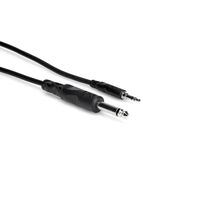 Mono Interconnect, 1/4 in TS to 3.5 mm TRS, 3 ft