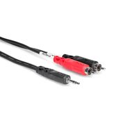 Stereo Breakout, 3.5 mm TRS to Dual RCA, 3 ft