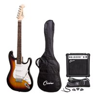 Casino ST-Style Electric Guitar and 15 Watt Amplifier Pack (Sunburst)