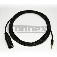 Connex Pro 3.5mm Jack to XLR Male Cable 3m