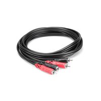 Stereo Interconnect, Dual RCA to Same, 1 m