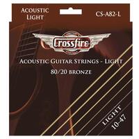 Crossfire CS-A82-L Premium Acoustic Guitar Strings - Light 10-47