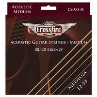 Crossfire Cs-A82-M Premium Acoustic Guitar Strings - Medium 12-53