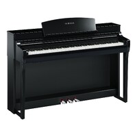 Yamaha CSP-255 Clavinova Digital Piano w/ Bench (Polished Ebony)