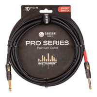 Carson Pro 10 ft Silent Switch instrument Guitar Cable 3m CSW10SS