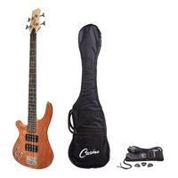 Casino '24 Series' Left Handed Mahogany Tune-Style Electric Bass Guitar and BASS  