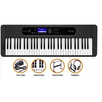 Casio CTS400BK 61-Key Touch-Sensitive Keyboard Bundle w/ H-Stand and Headphones