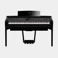 Yamaha CVP809PE Clavinova Digital Piano with Bench - Polished Black