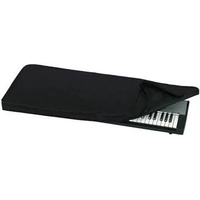 Black Casio dust dc09 cover with draw-string; suits most 76/88 note keyboards & pianos