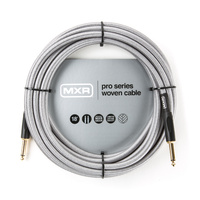 MXR - DCIW18 Pro Woven Series. Instrument Cable Silver