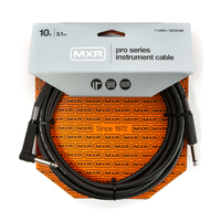 Jim Dunlop MXR 10 FT Pro Series Straight to Right Angle Instrument Cable ( DCIX10R) 