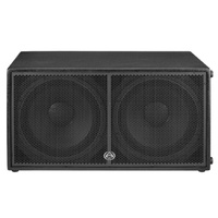 Double 18" Passive 6400W PRG Subwoofer. 2 high output, low distortion 18" cast frame woofers with 3" voice coils.