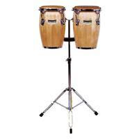 Drumfire Conguita 8" & 9" Set with Stand (Natural Gloss)