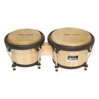Drumfire Deluxe 7.5" & 8.5" Wood Bongos (Natural Gloss)