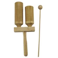 Drumfire Double Hand-Held Tone Block/Guiro